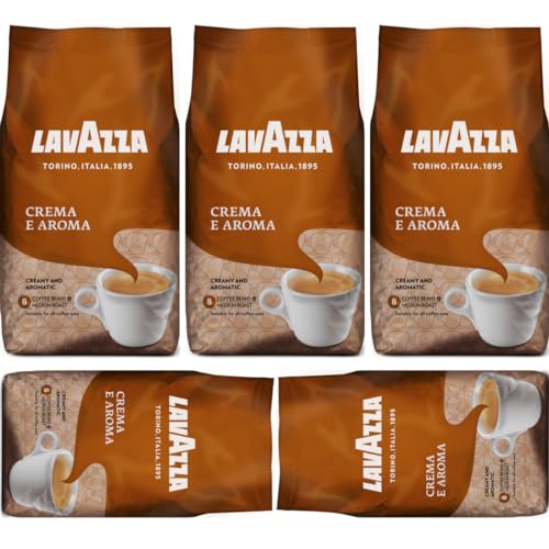 Lavazza Crema e Aroma Bohnen Coffee Kaffee 1000 gramm x 5 STÜCK Lavazza Crema e Aroma Bohnen Coffee Kaffee 1000 gramm x 5 STÜCK von Pufai