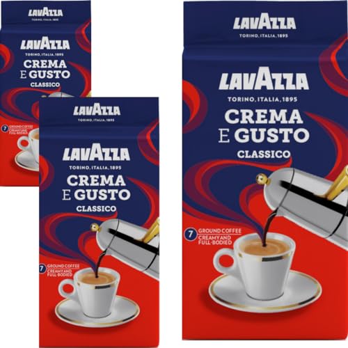 Lavazza Crema e Gusto Filterkaffee Coffee Kaffee 250 gramm x 3 STÜCK von Pufai