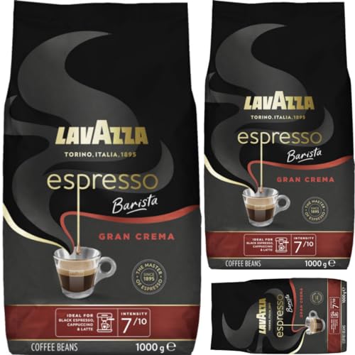 Lavazza Espresso Barista Gran Crema ganze Bohne Bohnen Coffee Kaffee 1000 gramm x 3 STÜCK von Pufai