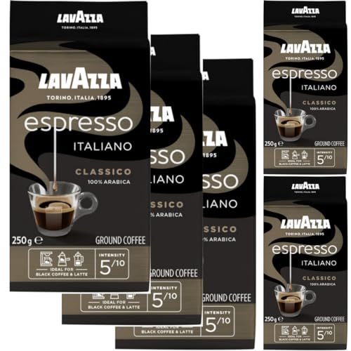 Lavazza Espresso Classico Coffee Kaffee 250 gramm x 5 STÜCK von Pufai