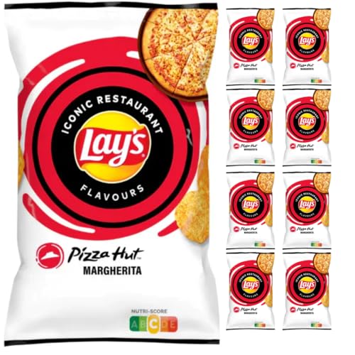 Lay's Pizza Hut Margherita Chips 150 Gramm x 9 Stück von Pufai