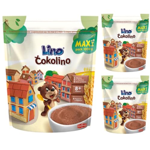 Lino Cokolino Babybrei Beutel Muesli Cornflakes Cerealien 1000 gramm x 3 STÜCK Lino Cokolino Babybrei Beutel Muesli Cornflakes Cerealien 1000 gramm x 3 STÜCK von Pufai