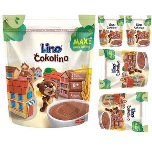 Lino Cokolino Babybrei Beutel Muesli Cornflakes Cerealien 1000 gramm x 5 STÜCK Lino Cokolino Babybrei Beutel Muesli Cornflakes Cerealien 1000 gramm x 5 STÜCK von Pufai