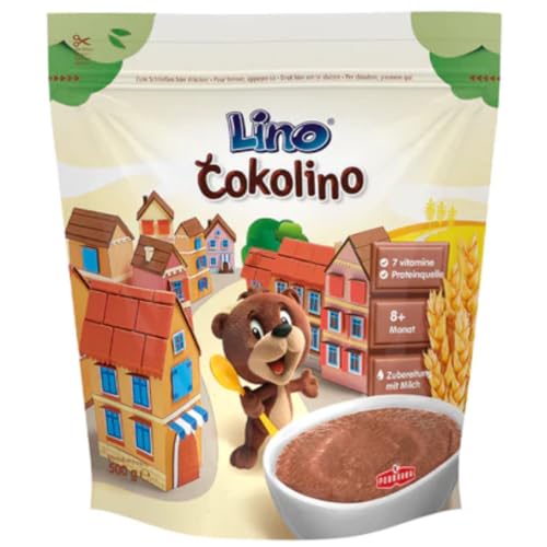 Lino Cokolino Babybrei Beutel Muesli Cornflakes Cerealien 500 gramm von Pufai