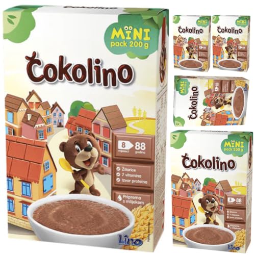 Lino Cokolino Babybrei Muesli Cornflakes Cerealien 200 gramm schachtel x 5 Schachtel von Pufai