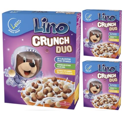 Lino Crunch Duo Muesli Cornflakes Cerealien 225 gramm x 3 Schachtel Lino Crunch Duo Muesli Cornflakes Cerealien 225 gramm x 3 Schachtel von Pufai