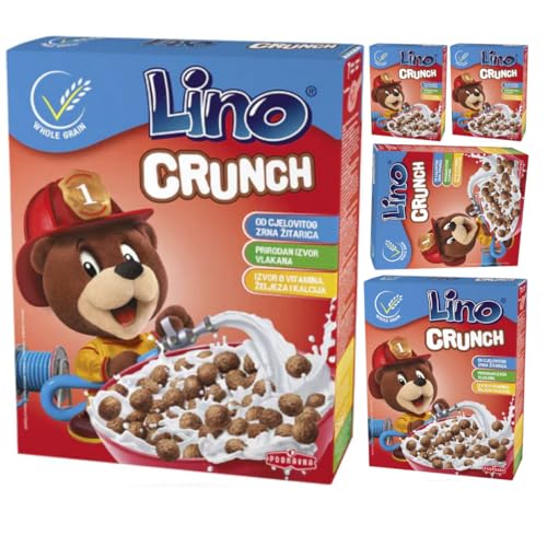 Lino Crunch Muesli Cornflakes Cerealien 225 gramm x 5 Schachtel von Pufai