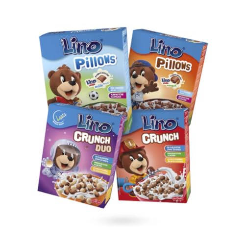 Lino Pillows & Crunch Probierpaket Beutel Muesli Cornflakes Cerealien 950 gramm Lino Pillows & Crunch Probierpaket Beutel Muesli Cornflakes Cerealien 950 gramm von Pufai