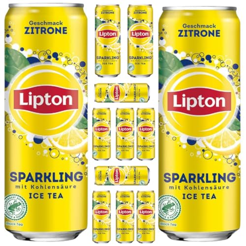 Lipton Ice Tea Eistee Zitron Sparkling Classic (Einweg) 330 milliliter x 12 STÜCK von Pufai