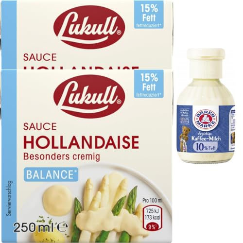 Lukull Sauce Hollandaise balance Soße Sofort einsetzbare Sauce 250 Mililiter x 6 STÜCK von Pufai