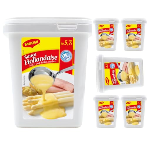 Maggi Sauce Hollandaise Soße 600 Gramm x 6 STÜCK + Pufai Maggi Sauce Hollandaise Soße 600 Gramm x 6 STÜCK + Pufai von Pufai
