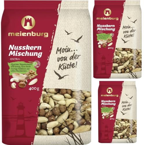 Meienburg Nusskernmischung Extra Snack 400 gramm x 3 STÜCK Meienburg Nusskernmischung Extra Snack 400 gramm x 3 STÜCK von Pufai