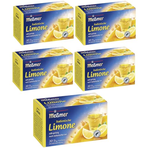 Meßmer Italienische Limone Tee 20 ST x 5 er Pack von Pufai