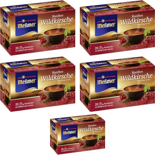 Meßmer Tee Rooibos Wildkirsche Tee 20 ST x 5 er Pack Meßmer Tee Rooibos Wildkirsche Tee 20 ST x 5 er Pack von Pufai