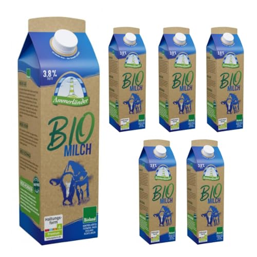 Milch 3,8% 1 l x 6 Stück von Pufai