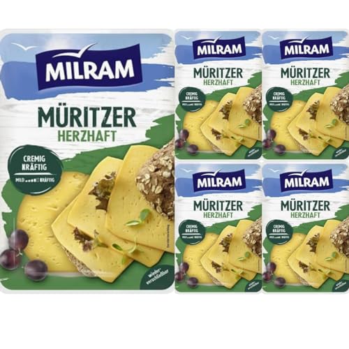 Milran Müritzer herzhaft Käse 150 gramm x 5 STÜCK [Frischegarantie] von Pufai