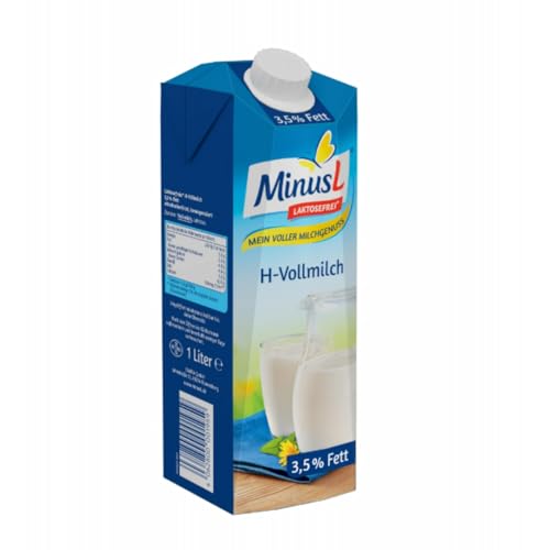 Minus L H-Vollmilch 3,5% Fett laktosefrei 1000 mililiter Minus L H-Vollmilch 3,5% Fett laktosefrei 1000 mililiter von Pufai