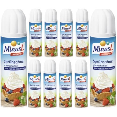 Minus-L Sprühsahne Cremig Sahne zum Kochen 30% Fett 250 gramm x 10 STÜCK mit Pufai Grocery Minus-L Sprühsahne Cremig Sahne zum Kochen 30% Fett 250 gramm x 10 STÜCK mit Pufai Grocery von Pufai