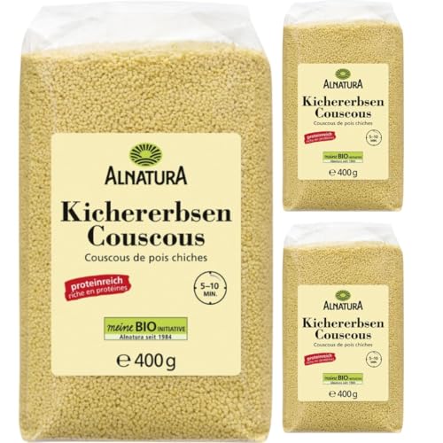 Mit Pufai Grocery, Alnatura Kichererbsen Couscous 400 Gramm x 3 STÜCK Mit Pufai Grocery, Alnatura Kichererbsen Couscous 400 Gramm x 3 STÜCK von Pufai