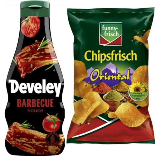 Mit Pufai Grocery, Barbecue Sauce 250 Gramm, Funny-frisch Chipsfrisch Oriental Chips Cracker 150 gramm x 1 Stück Mit Pufai Grocery, Barbecue Sauce 250 Gramm, Funny-frisch Chipsfrisch Oriental Chips Cracker 150 gramm x 1 Stück von Pufai