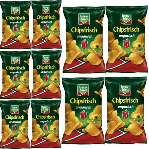 Mit Pufai Grocery, Funny-frisch Chipsfrisch Ungarisch Chips Cracker 150 gramm x 10 Stück Mit Pufai Grocery, Funny-frisch Chipsfrisch Ungarisch Chips Cracker 150 gramm x 10 Stück von Pufai