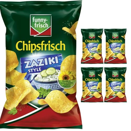 Mit Pufai Grocery, Funny-frisch Chipsfrisch Zaziki Style Chips Cracker 150 gramm x 5 Stück Mit Pufai Grocery, Funny-frisch Chipsfrisch Zaziki Style Chips Cracker 150 gramm x 5 Stück von Pufai