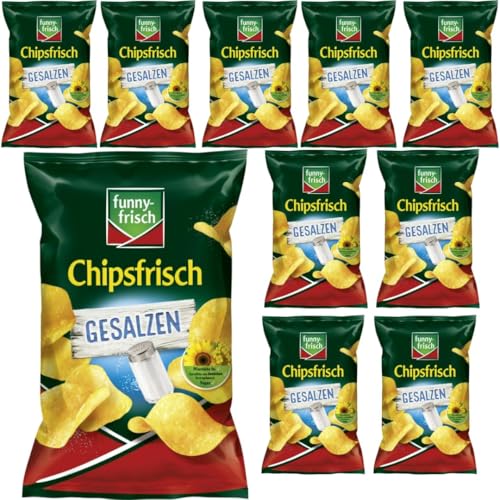 Mit Pufai Grocery, Funny-frisch Chipsfrisch gesalzen Chips Cracker 150 gramm x 10 Stück Mit Pufai Grocery, Funny-frisch Chipsfrisch gesalzen Chips Cracker 150 gramm x 10 Stück von Pufai