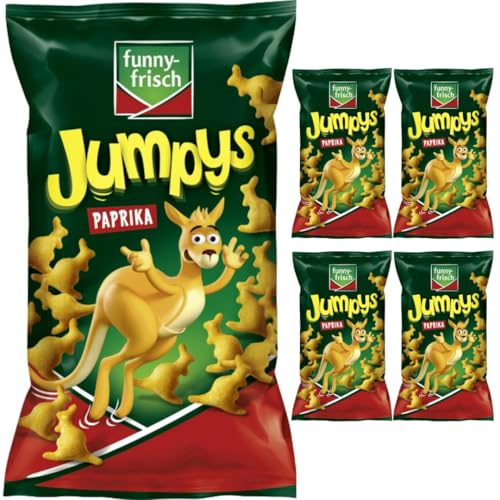 Mit Pufai Grocery, Funny-frisch Jumpys Paprika chips crackers 75 gramm x 5 Stück Mit Pufai Grocery, Funny-frisch Jumpys Paprika chips crackers 75 gramm x 5 Stück von Pufai