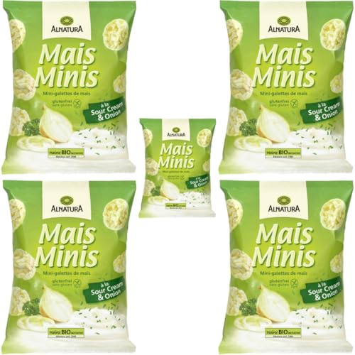 Mit Pufai Grocery, Mais Minis à la Sour Cream & Onion 50 gramm x 5 Stück Mit Pufai Grocery, Mais Minis à la Sour Cream & Onion 50 gramm x 5 Stück von Pufai