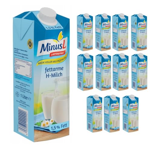 Mit Pufai Grocery, Minus L H-Milch 1,5% Fett laktosefrei 1000 Mililiter x 12 Stück Mit Pufai Grocery, Minus L H-Milch 1,5% Fett laktosefrei 1000 Mililiter x 12 Stück von Pufai