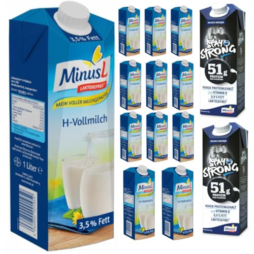 Mit Pufai Grocery, Minus L H-Milch 3,5% Fett laktosefrei 1000 Mililiter x 12 STÜCK mit L Stay Strong H-Milch Hoher Proteingehalt 1000 Mililiter X 2 STÜCK Mit Pufai Grocery, Minus L H-Milch 3,5% Fett laktosefrei 1000 Mililiter x 12 STÜCK mit L Stay Strong H-Milch Hoher Proteingehalt 1000 Mililiter X 2 STÜCK von Pufai