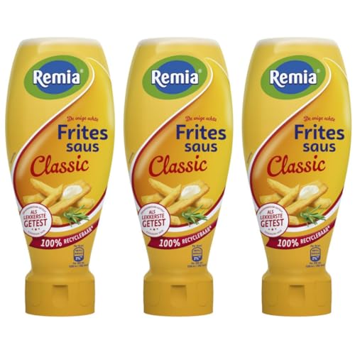 Mit Pufai Grocery, Remia Bratsoße CLASSIC Fritesaus Classic sauce saus Bratsoße Soße 300 Mililiter x 3 STÜCK von Pufai