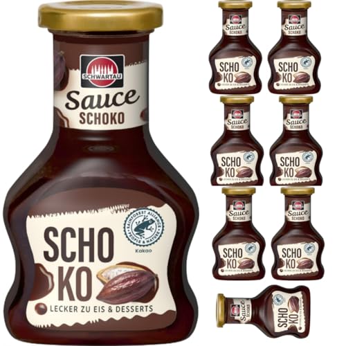 Mit Pufai Grocery, Schwartau Dessert Sauce Schokolade, zum Verfeinern von Desserts und Eis, 250ml x 8 Stück Mit Pufai Grocery, Schwartau Dessert Sauce Schokolade, zum Verfeinern von Desserts und Eis, 250ml x 8 Stück von Pufai