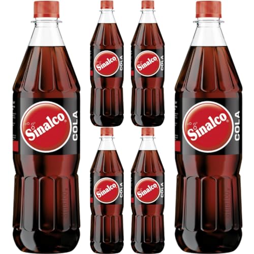 Mit Pufai Grocery, Sinalco Cola Koffeinhaltige Limonade mit natürlichem Mineralwasser Cola-Limonade (Mehrweg) 1000 Mililiter x 6 STÜCK von Pufai