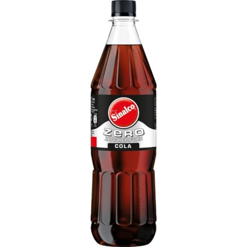 Mit Pufai Grocery, Sinalco Cola Zero Koffeinhaltige Limonade mit natürlichem Mineralwasser Cola-Limonade (Mehrweg) 1000 Mililiter von Pufai