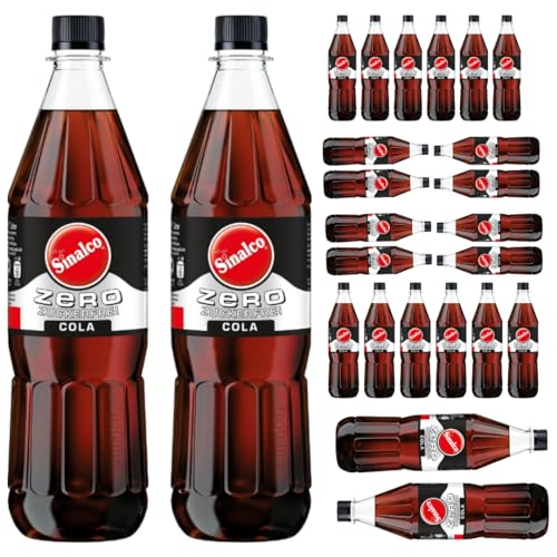 Mit Pufai Grocery, Sinalco Cola Zero Koffeinhaltige Limonade mit natürlichem Mineralwasser Cola-Limonade (Mehrweg) 1000 Mililiter x 24 STÜCK von Pufai