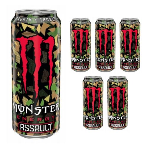 Monster Energy Assault (Einweg) 500 ml x 6 Stück von Pufai