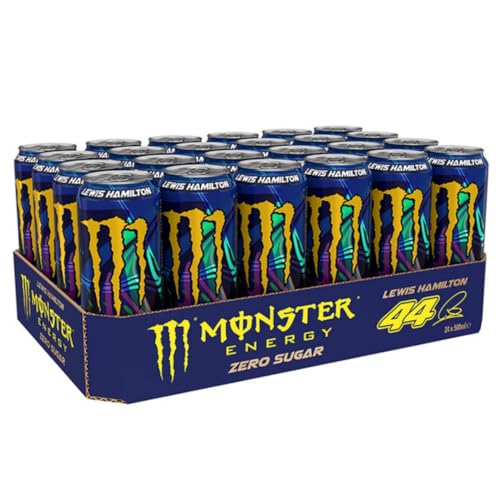 Monster Energy Lewis Hamilton Zero Zucker (Einweg) Energiegetränk 500 ml x 24 STÜCK von Pufai