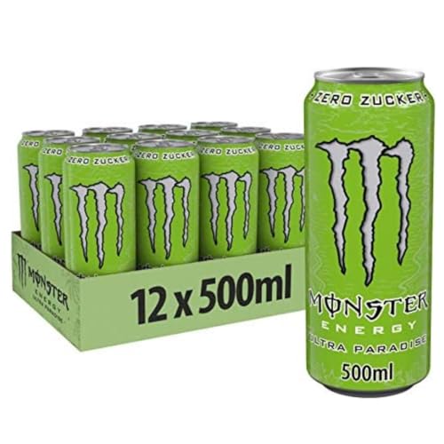 Monster Energy Ultra Paradise (Einweg) Energiegetränk 500 ml x 12 Stück von Pufai