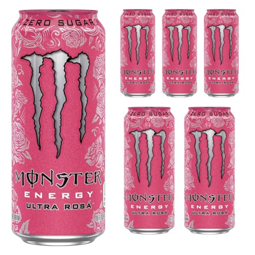 Monster Energy Ultra Rosa Zero Zucker (Einweg) 500 ml x 6 Stück von Pufai