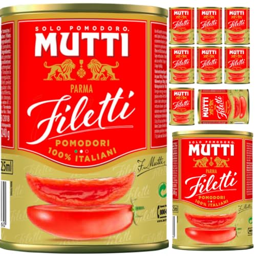 Mutti Filetti Pomodori Tomatenviertel 400 gramm x 10 STÜCK von Pufai