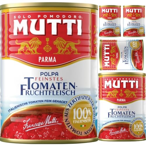 Mutti Polpa Feinstes Tomaten-Fruchtfleisch 400 gramm x 5 STÜCK von Pufai