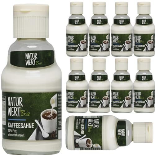 NaturWert Kaffeesahne 10% 165 gramm x 10 STÜCK NaturWert Kaffeesahne 10% 165 gramm x 10 STÜCK von Pufai