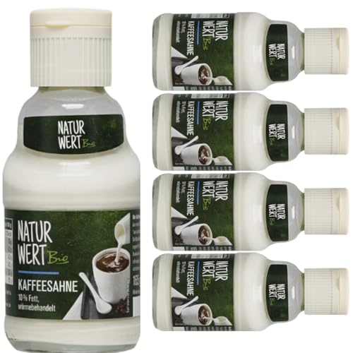 NaturWert Kaffeesahne 10% 165 gramm x 5 STÜCK NaturWert Kaffeesahne 10% 165 gramm x 5 STÜCK von Pufai