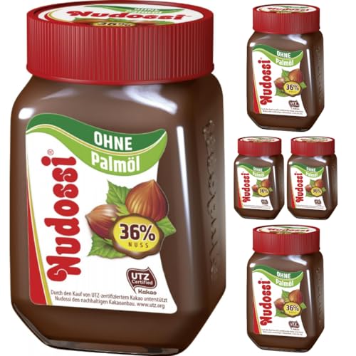 Nudossi Nuss-Nougat-Creme Chocolate Spreads Schokoladenaufstriche 300 gramm x 5 STÜCK Nudossi Nuss-Nougat-Creme Chocolate Spreads Schokoladenaufstriche 300 gramm x 5 STÜCK von Pufai