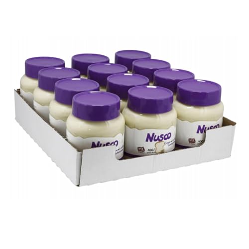 Nusco Creme mit weißer Schokolade 400 gramm x 12 STÜCK Nusco Creme mit weißer Schokolade 400 gramm x 12 STÜCK von Pufai