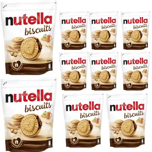 Nutella Biscuits 304 Gramm x 10 STÜCK von Pufai