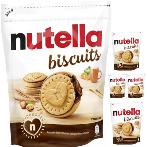 Nutella Biscuits 304 Gramm x 5 STÜCK von Pufai
