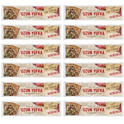 Öz Yufka Frisches Lang Gebäck, Teigblätter Filoteig 400 g X 12 STÜCK von Pufai