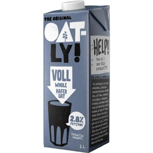 Oatly Haferdrink Voll 2,8% Fett Oat Drink 1000 milliliter von Pufai